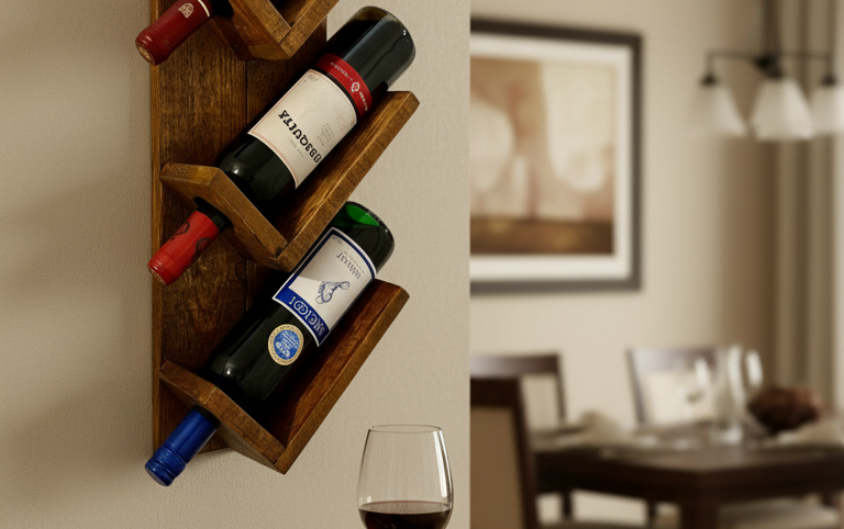 Read more about the article Rustic Wine Wall Rack