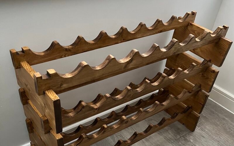Read more about the article Custom Rustic Scalable Wine Rack