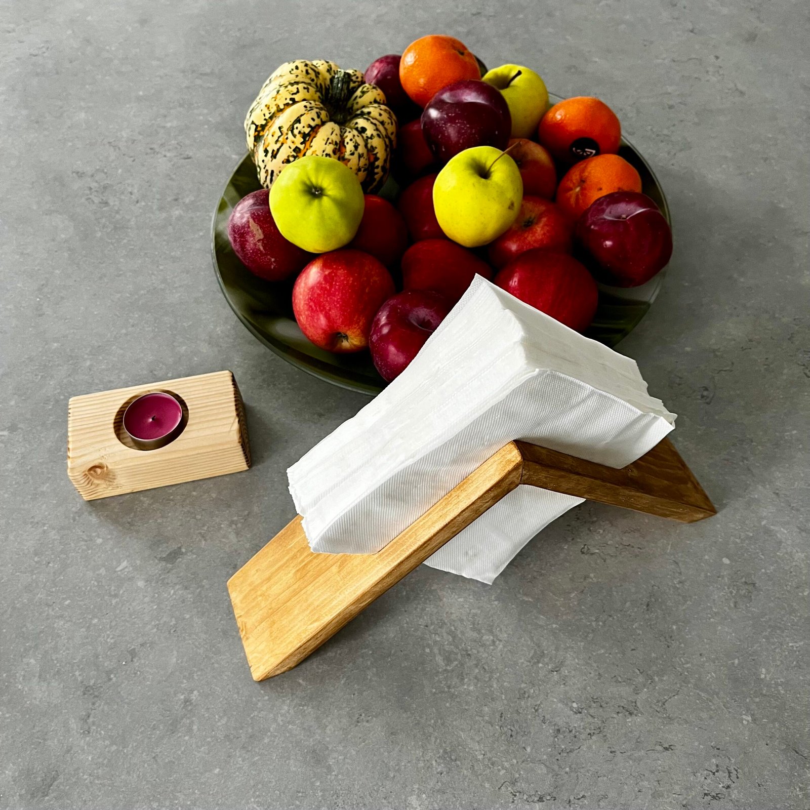 Rustic Wooden Napkin Holder – Handmade Farmhouse Storage - Image 5