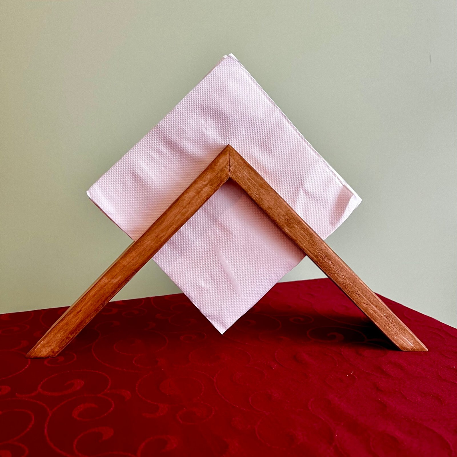 Rustic Wooden Napkin Holder – Handmade Farmhouse Storage - Image 4