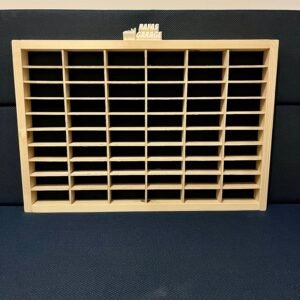 Wooden Hot Wheels Display Case – 60 Car Wall Storage for Kids & Collectors