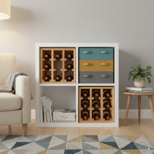 Classic Cellar IKEA Kallax Wine Rack Insert – Wooden Storage