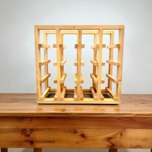 DIY Classic Cellar Wine Rack Plans – Rustic Farmhouse PDF Download