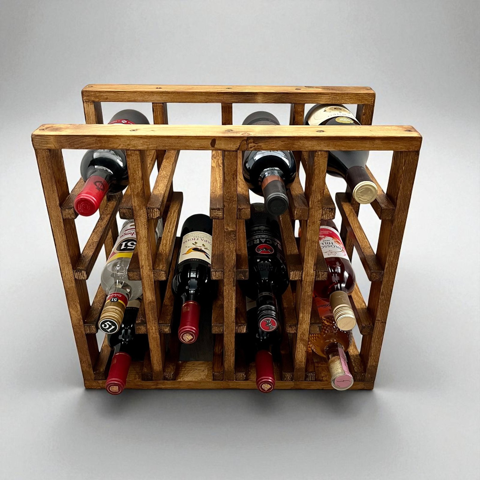 Classic cellar wine rack