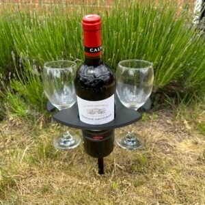 Personalized Beach Wine Holder | 3D Printed Picnic Wine Caddy
